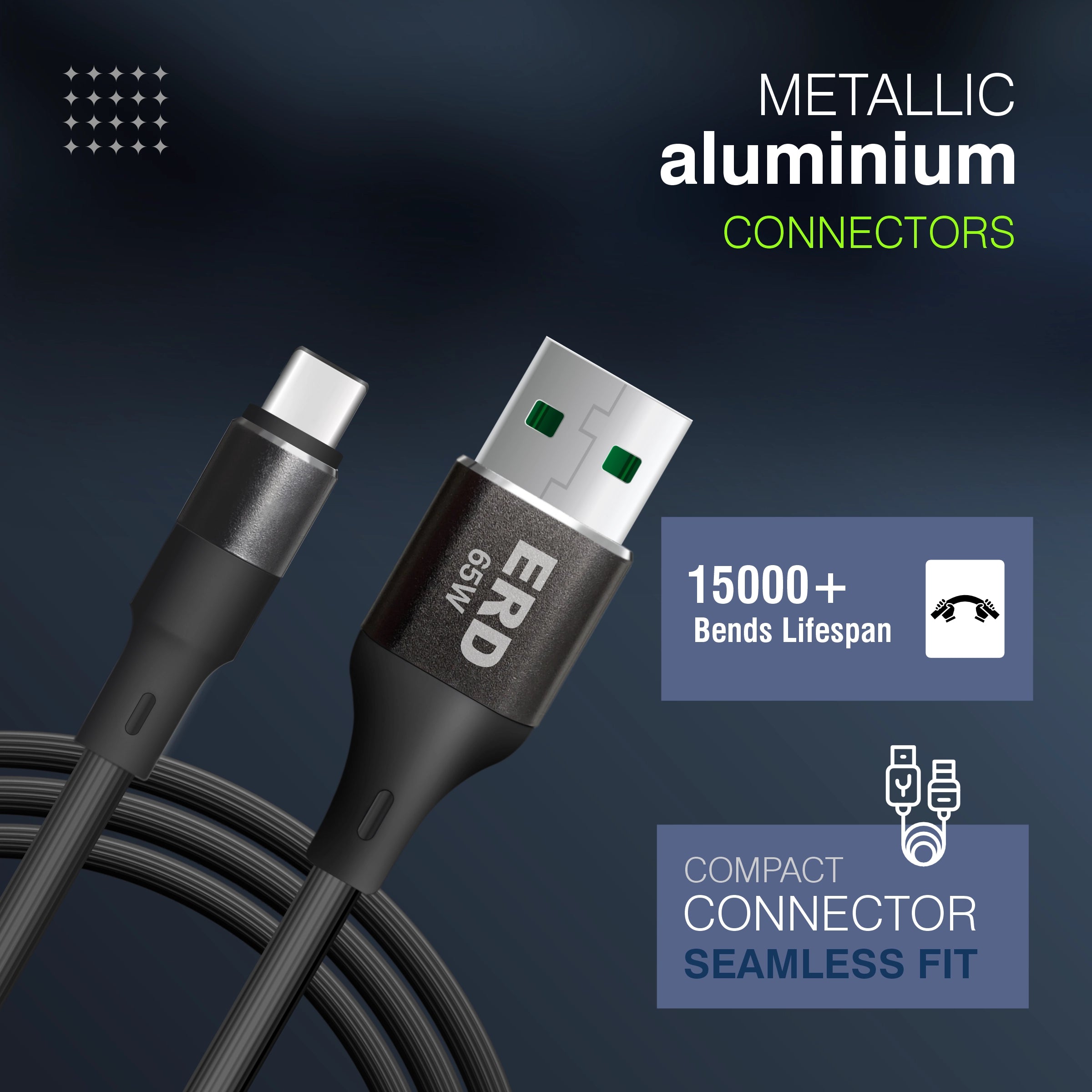 ERD UC-141 USB-C Metal Data Cable